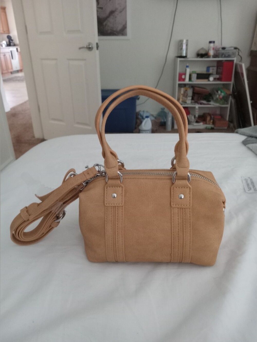 Tan Women's Small Satchel Handbag - Unbranded - Picture 2 of 4
